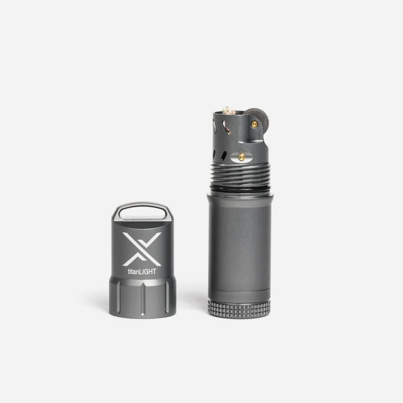 Бензинова запалка Exotac TitanLight Gunmetal