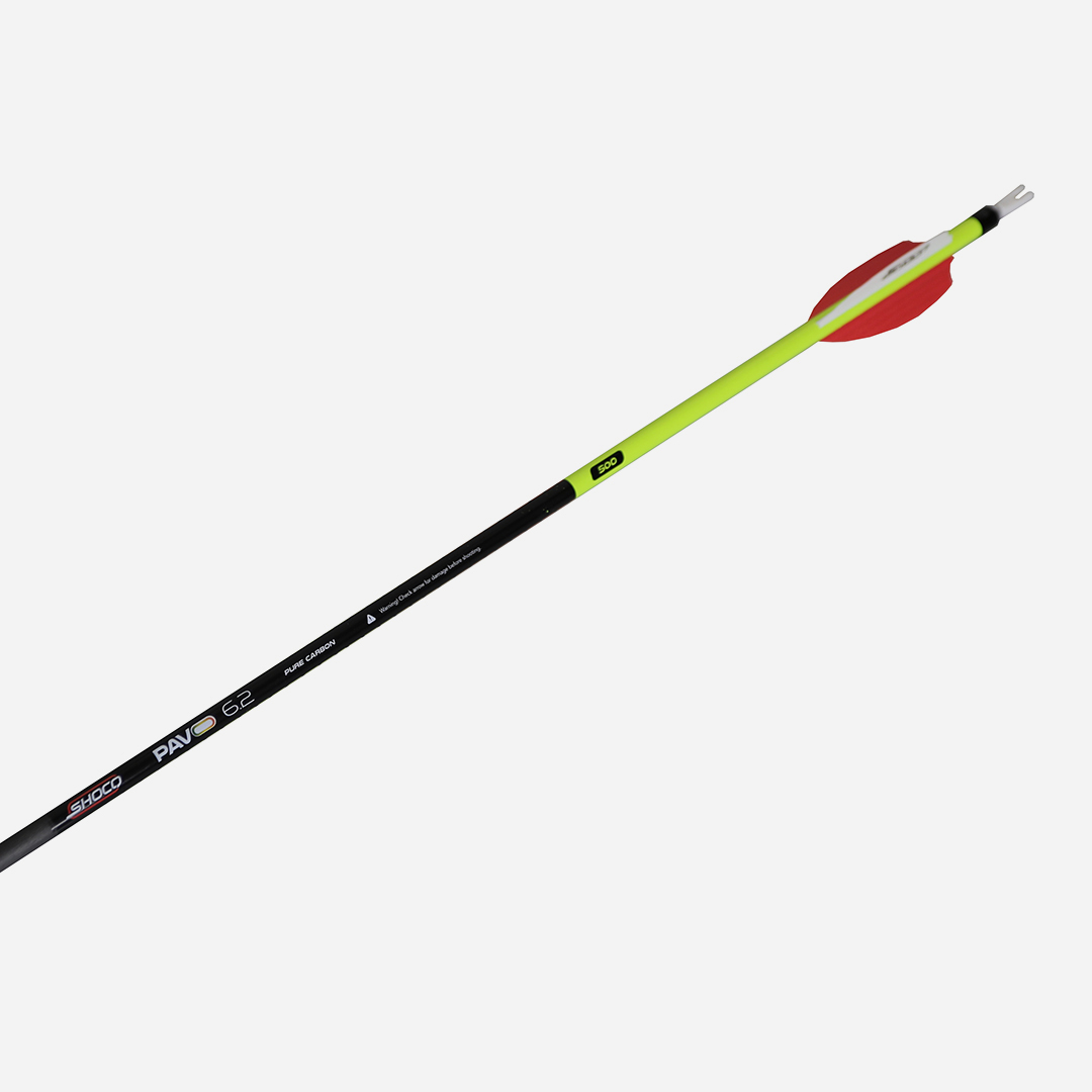 Стрела за лък Shocq Fletched Arrow Pavo 6.2 300 Spine