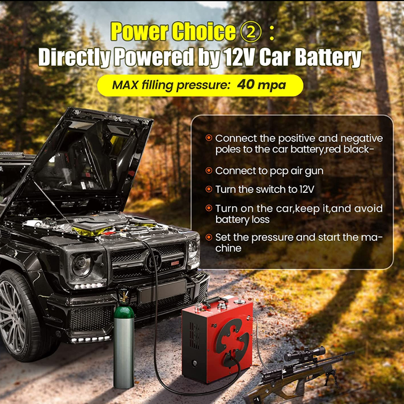GX PUMP CS4 Portable PCP Air Compressor 4