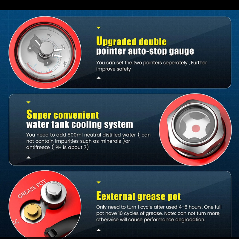 GX PUMP CS4 Portable PCP Air Compressor 6