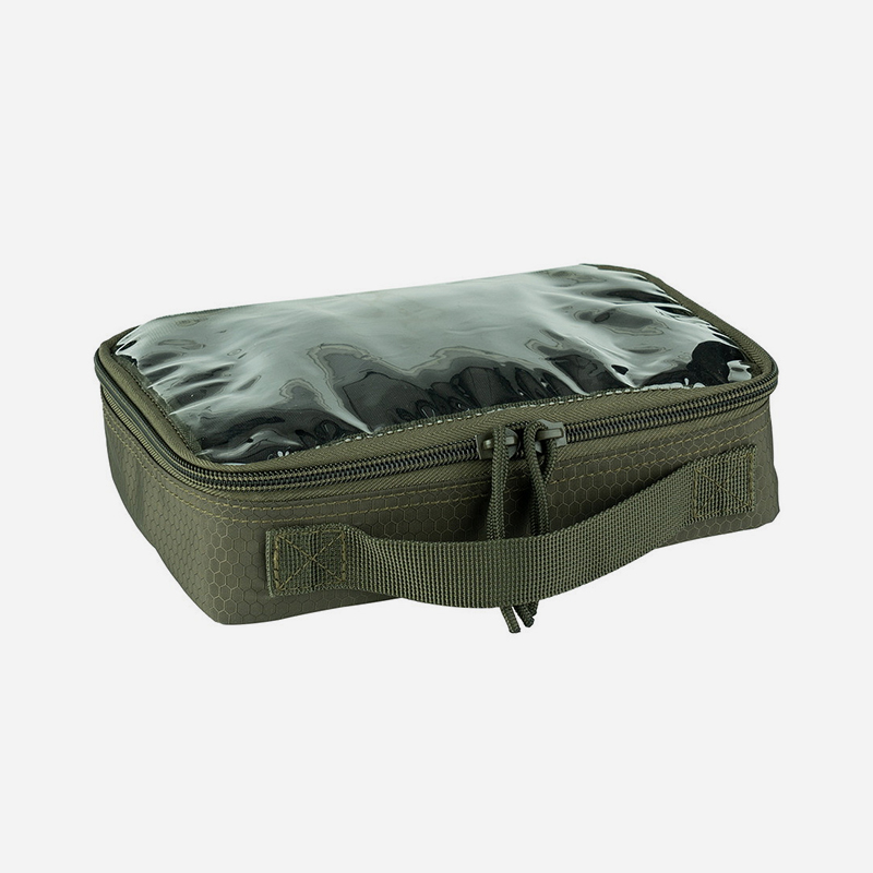 Калъф-органайзер 101 INC® Hexagon organizer transparent medium Зелен