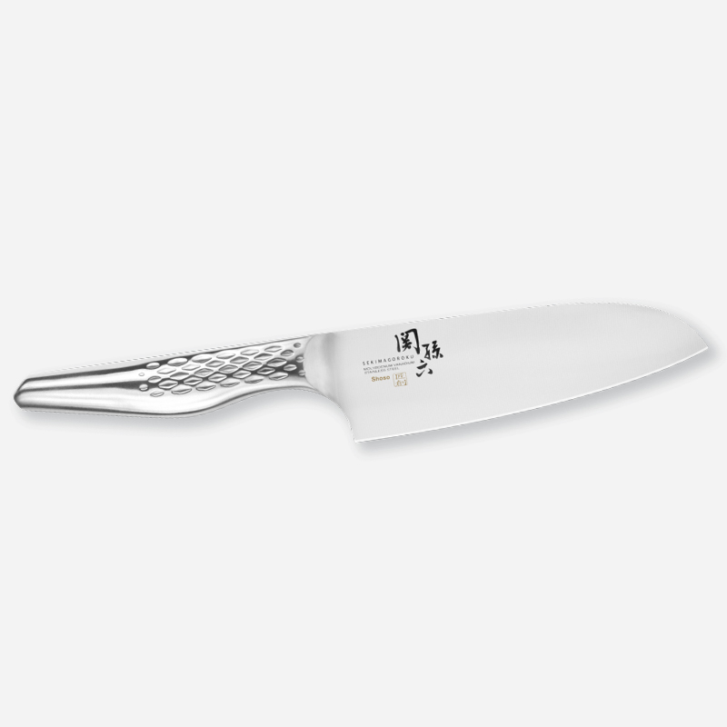 Нож малко Santoku KAI Seki Magoroku Shoso 14,5 см  5Cr15MoV неръждаема стомана