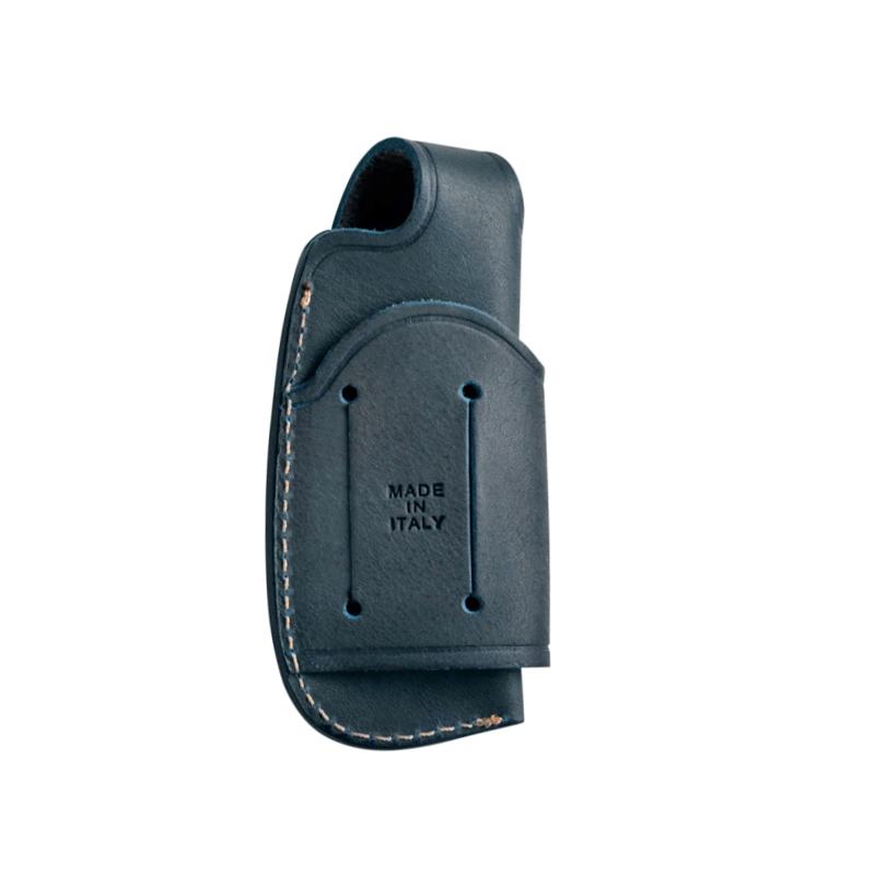 Кожен калъф за нож LionSteel Leather VERTICAL/HORIZONTAL sheath – BLUE Color