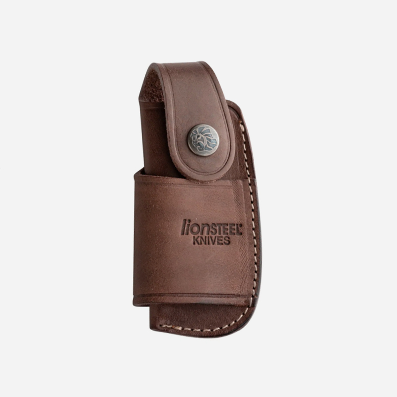 Кожен калъф за нож LionSteel Leather VERTICAL/HORIZONTAL sheath – BROWN Color