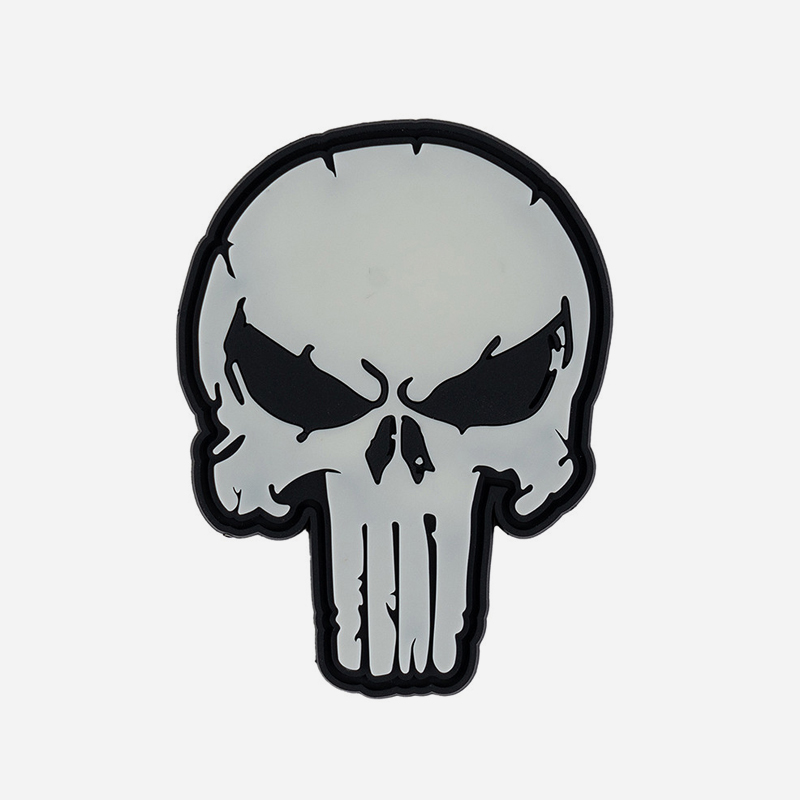 Пач 101 INC Patch 3D PVC Punish skull glow in the dark