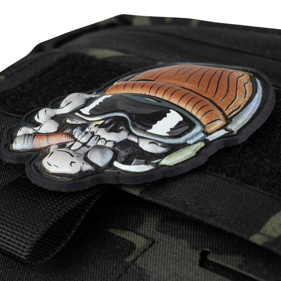 Пач 101 INC Patch 3D UV Skull Beanie warrior