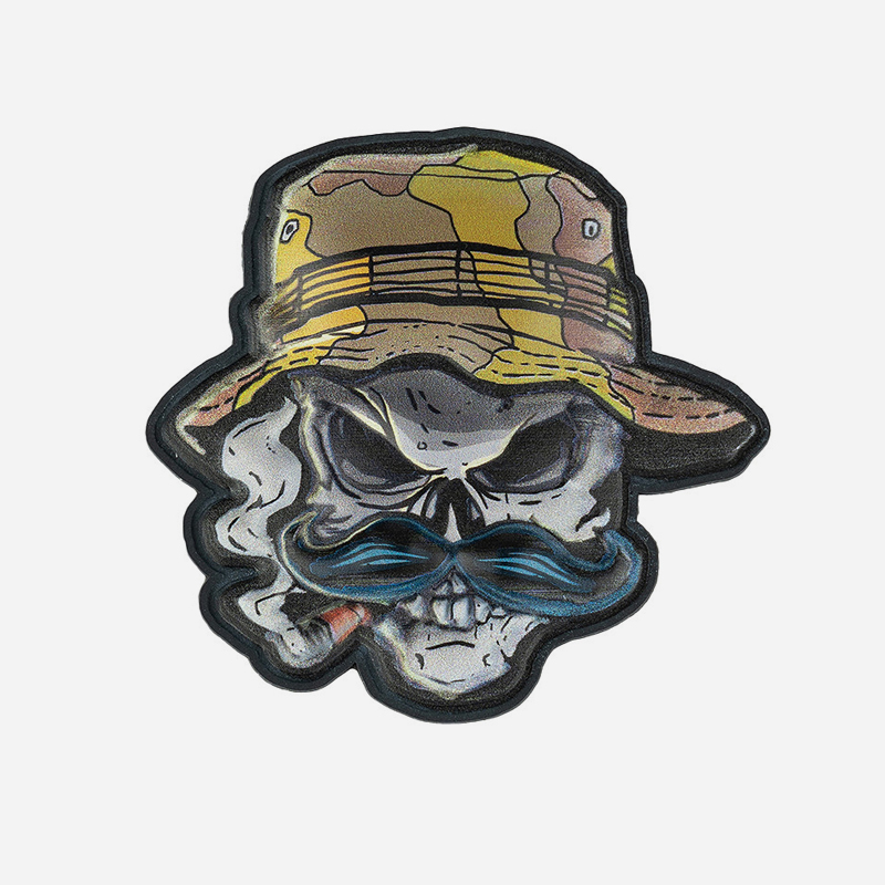 Пач 101 INC Patch 3D UV Skull Bush ranger