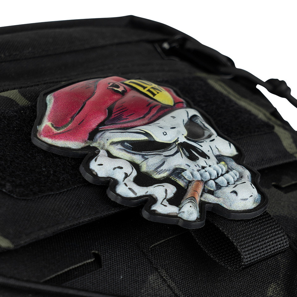 Пач 101 INC Patch 3D UV Skull Red beret