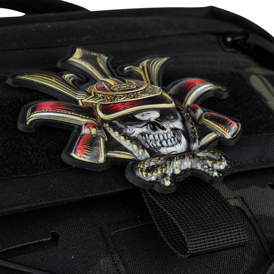 Пач 101 INC Patch 3D UV Skull Samurai