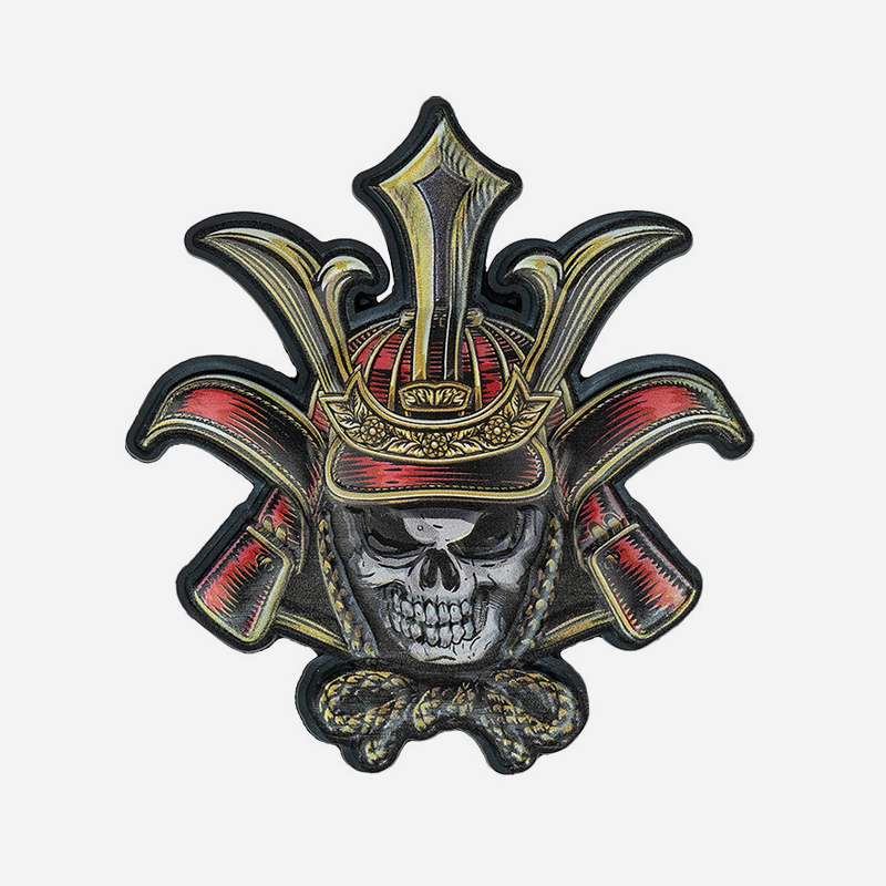 Пач 101 INC Patch 3D UV Skull Samurai