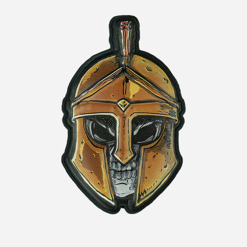 Пач 101 INC Patch 3D UV Skull Spartan