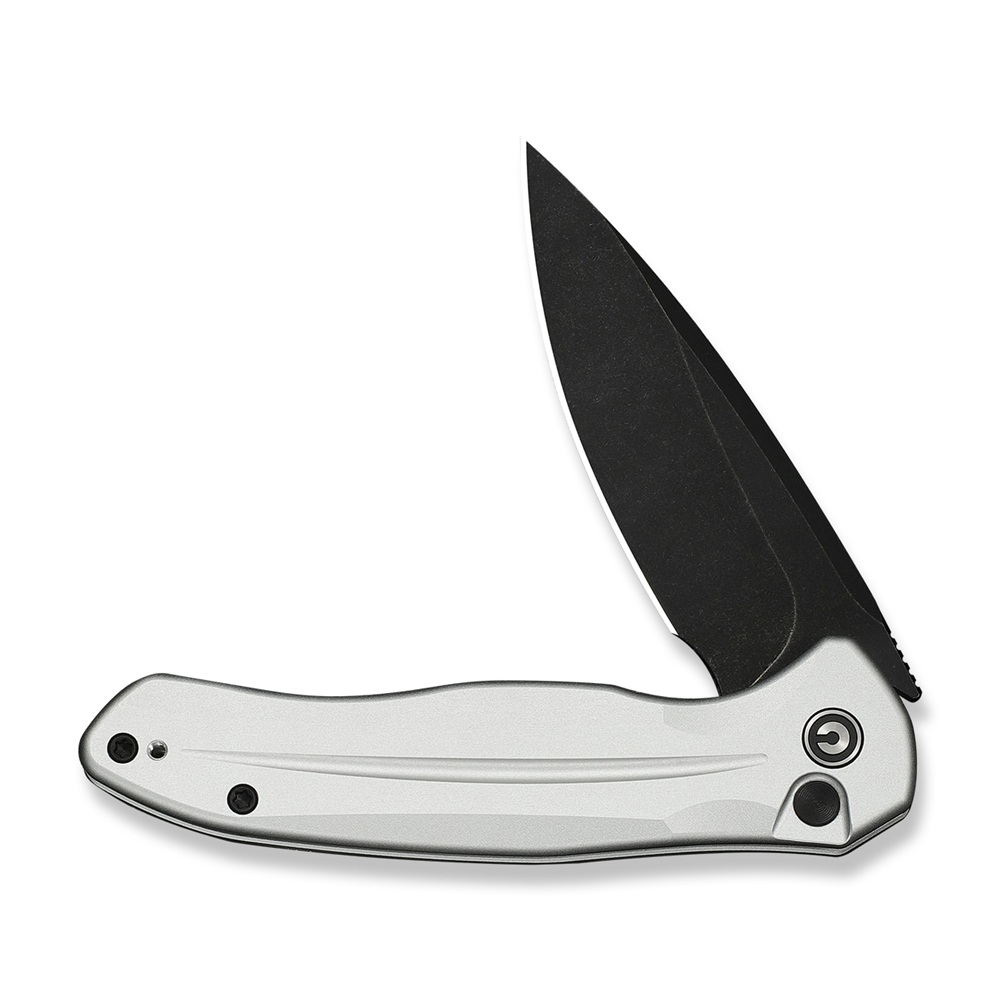 CIVIVI Button Lock Kitefin Silver Aluminum 3