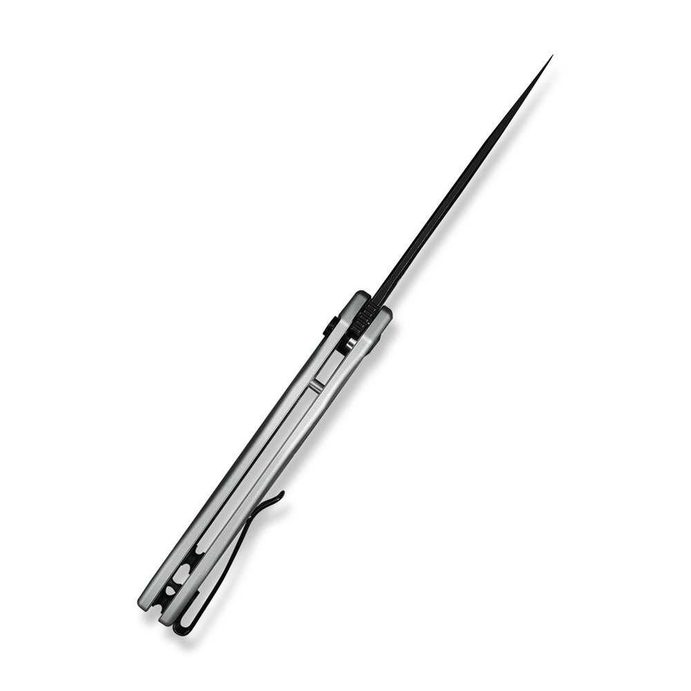 CIVIVI Button Lock Kitefin Silver Aluminum 7