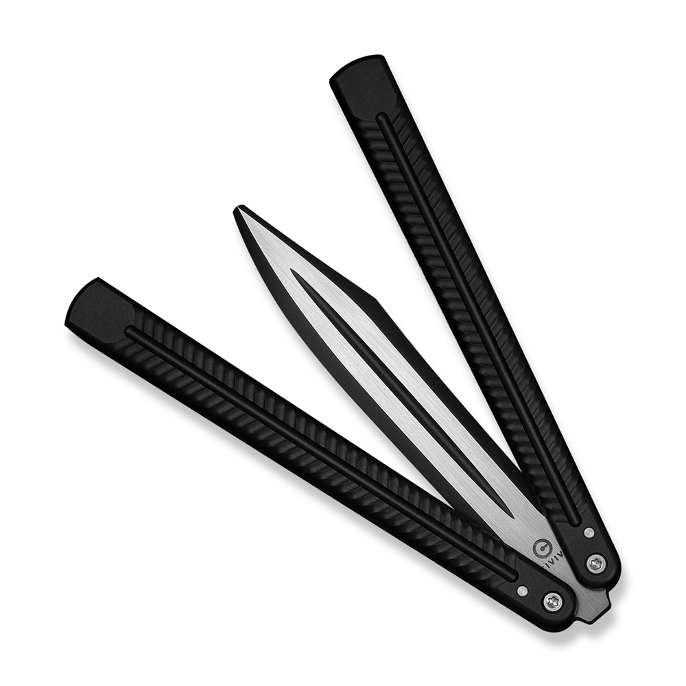CIVIVI Dracolisk Butterfly Knife Trainer Black Aluminum 3