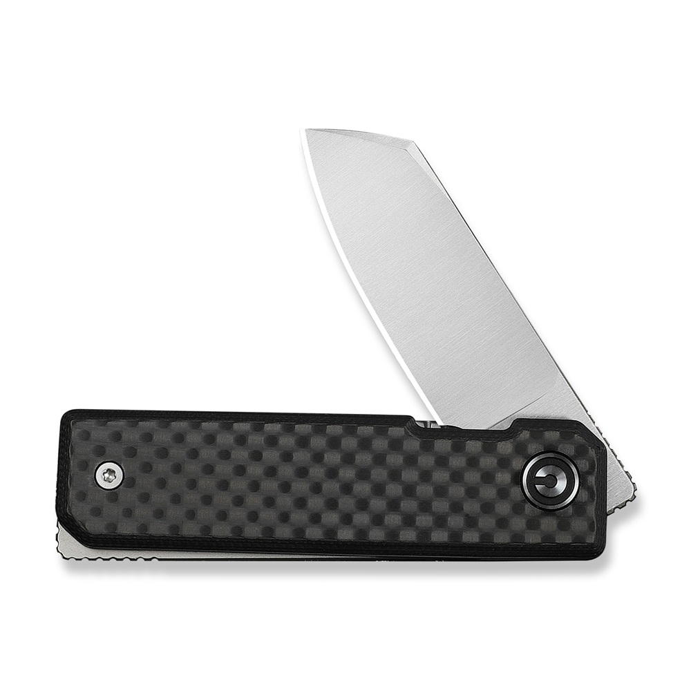 CIVIVI Kukei Twill Carbon Fiber Overlay On Black G10 3