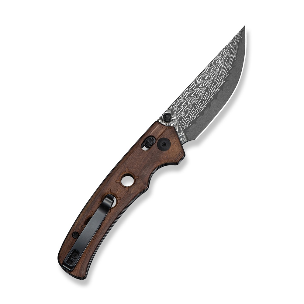 CIVIVI Noctis Guibourtia Wood Handle Damascus 2