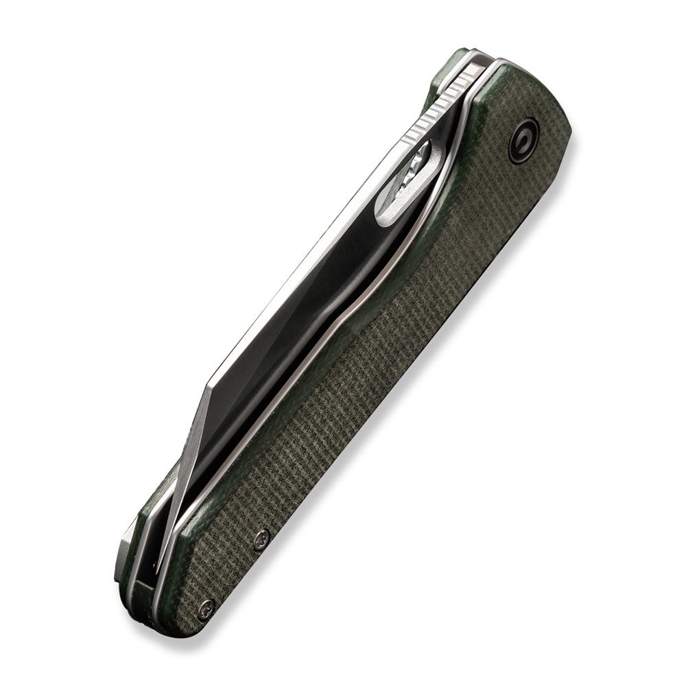 CIVIVI Nugz Green Canvas Micarta 6