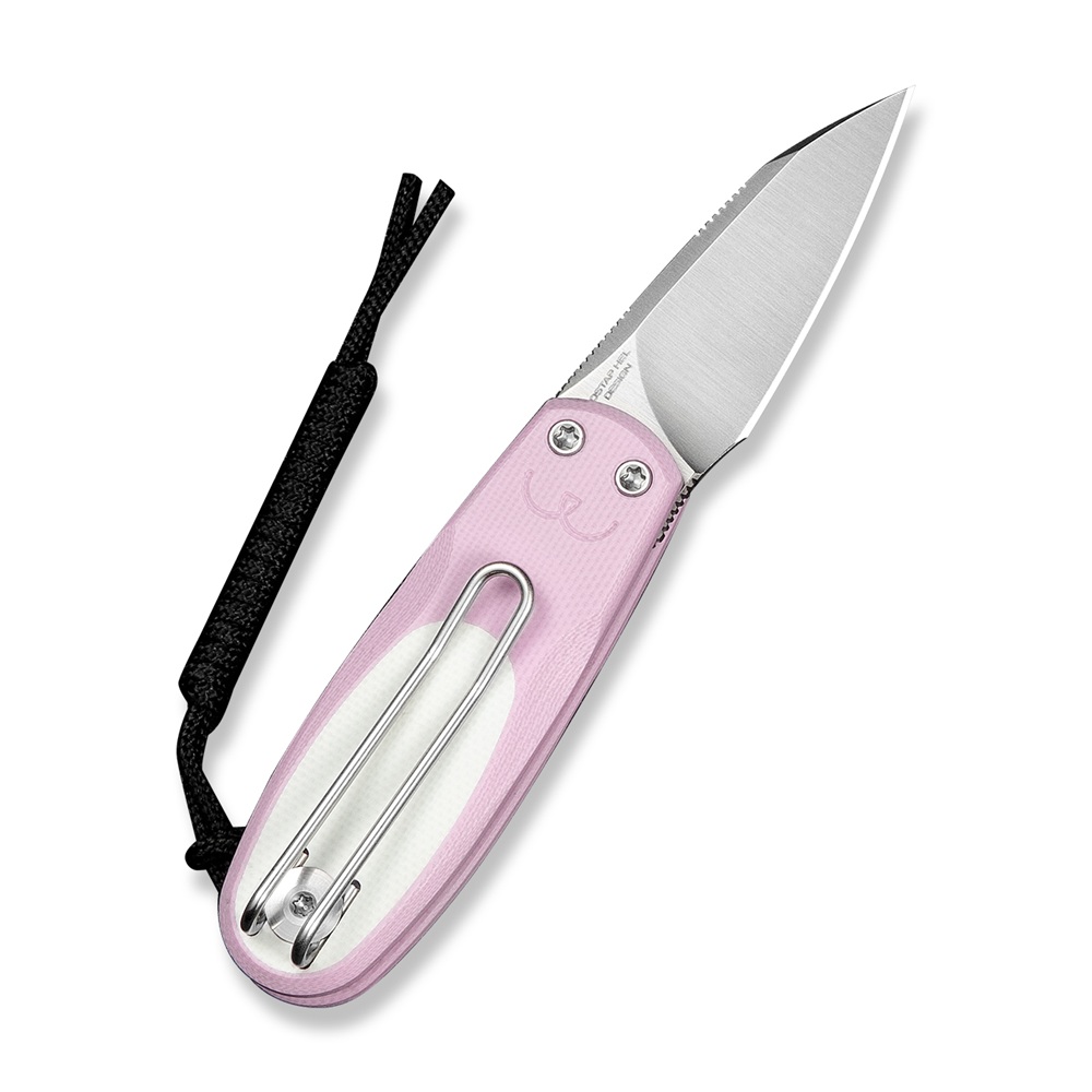 Нож CIVIVI Purr Nitro-V Powder Pink & White G10 Нож CIVIVI Purr Nitro-V Powder Pink & White G10