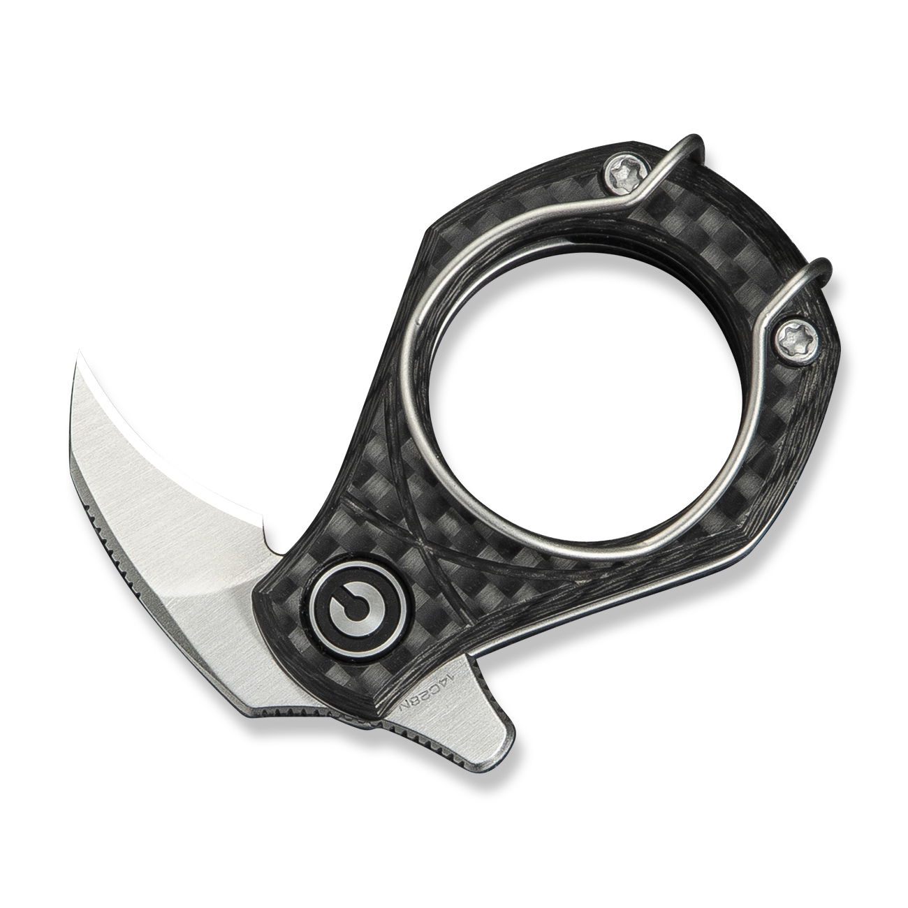 CIVIVI Pyrus Twill Carbon Fiber Handle 3