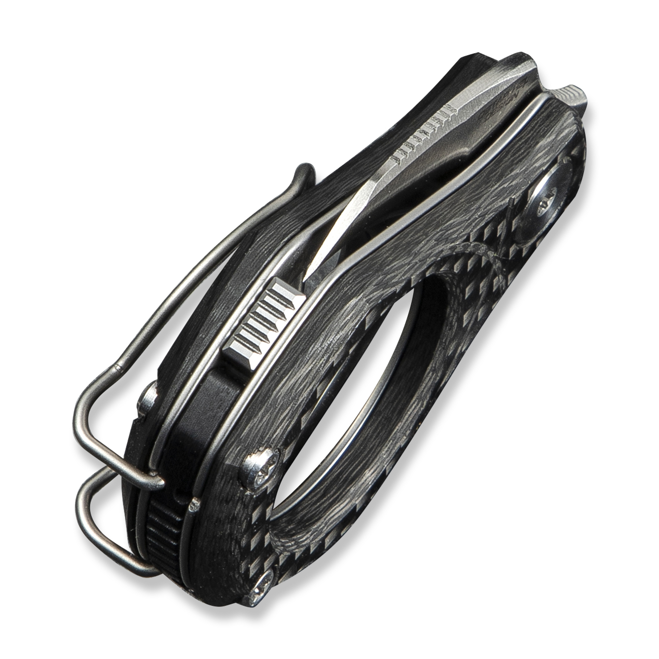 CIVIVI Pyrus Twill Carbon Fiber Handle 6