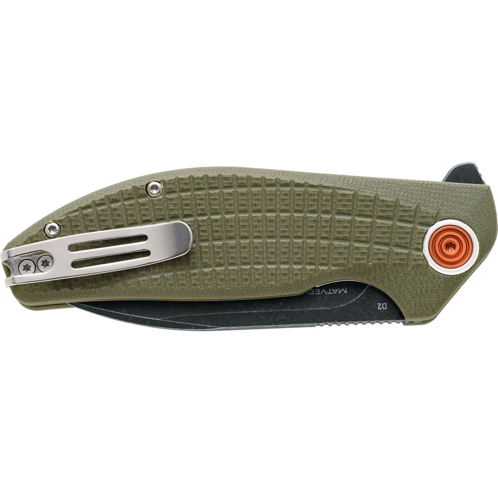 Джобен нож Black Fox Acutus OD green G10 2