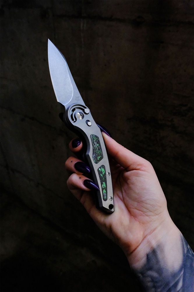 Джобен нож Fox Knives Jupiter Sandblasted Titanium 4