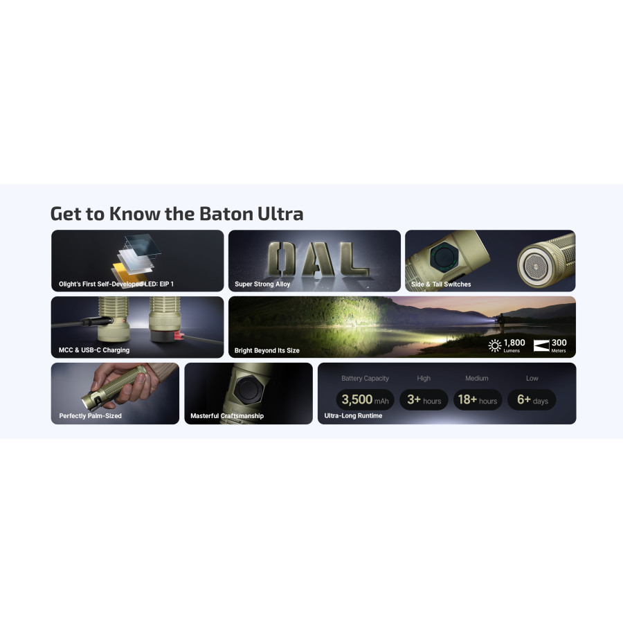 Olight Baton ULTRA-1800lm 24