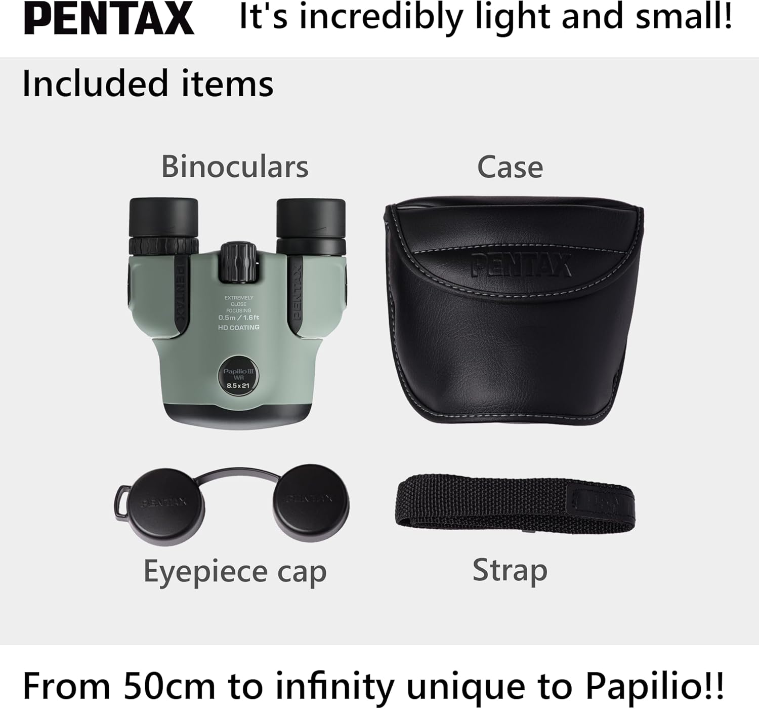 PENTAX Binoculars Papilio III WR – Close distance observation 7
