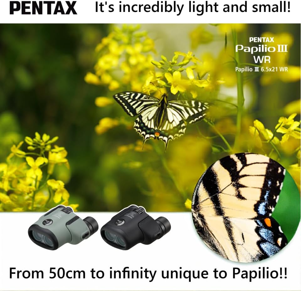 PENTAX Papilio III 6.5×21 WR Olive 3