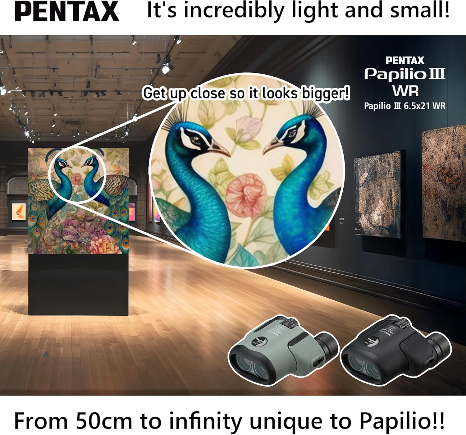 PENTAX Papilio III 6.5×21 WR Olive 6