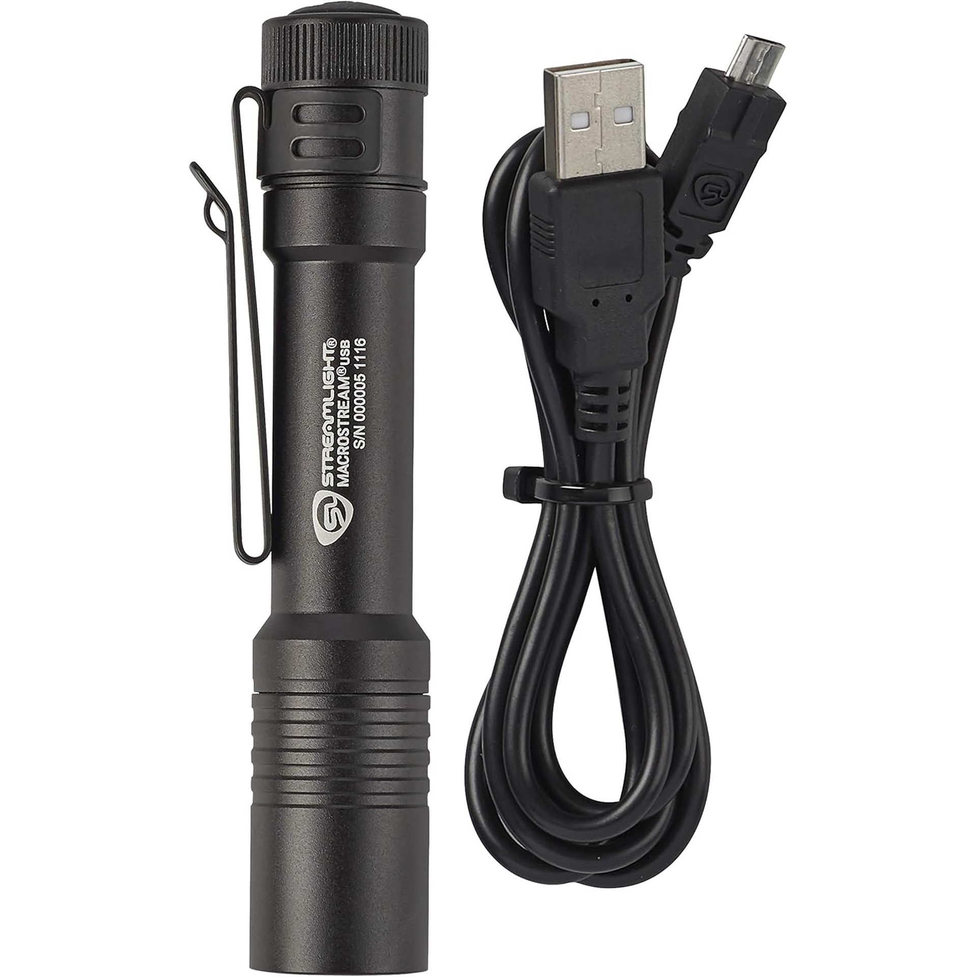 Streamlight Macro Stream 250Lum BLK USB Rechargeable 13