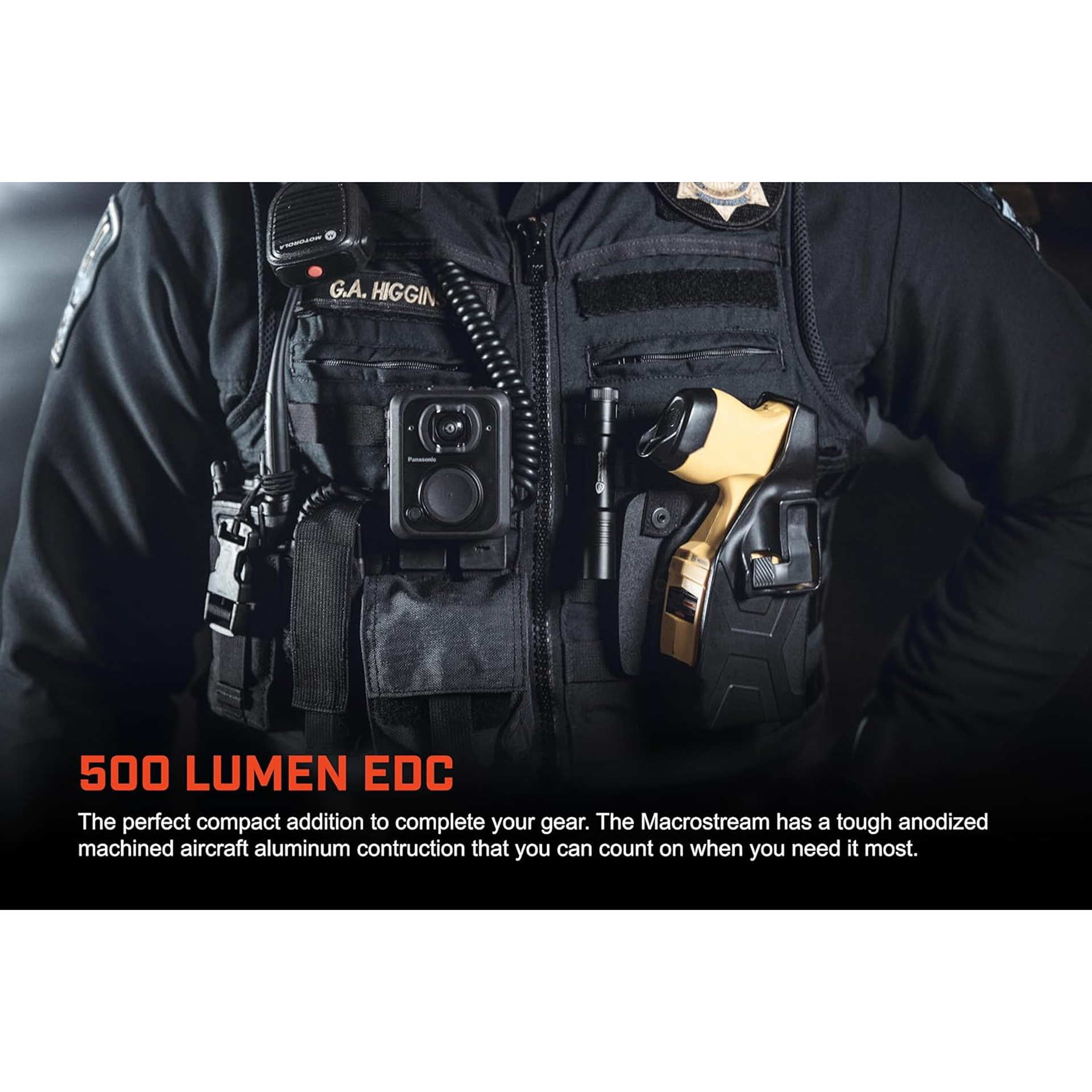 Streamlight Macro Stream 250Lum BLK USB Rechargeable 16
