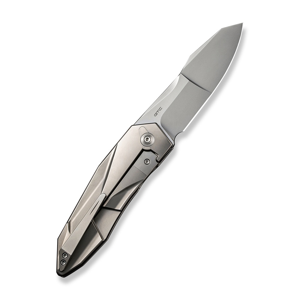Нож WEKNIFE Solid Polished CPM 20CV Bead Blasted Titanium
