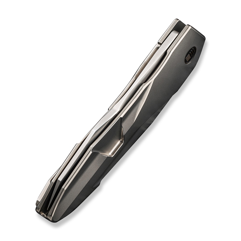 WEKNIFE Solid Polished Bead Blasted Titanium 6