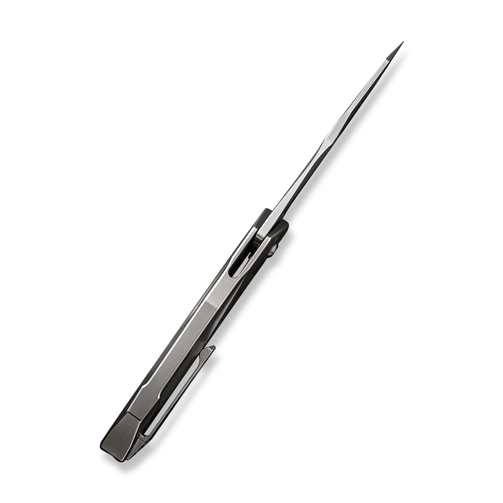 WEKNIFE Solid Polished Bead Blasted Titanium 7