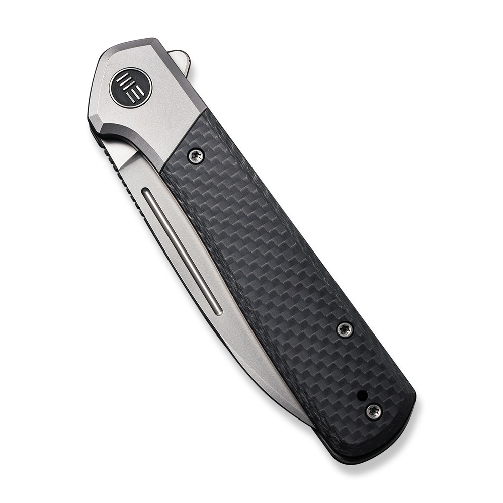 WEKNIFE Soothsayer Gray Titanium & Carbon Fiber 7