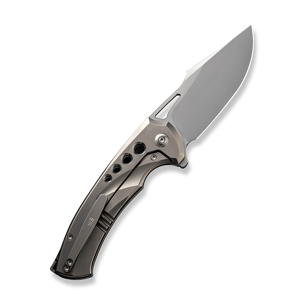 Нож WEKNIFE Swiftfin CPM 20CV Polished Bead Blasted Titanium