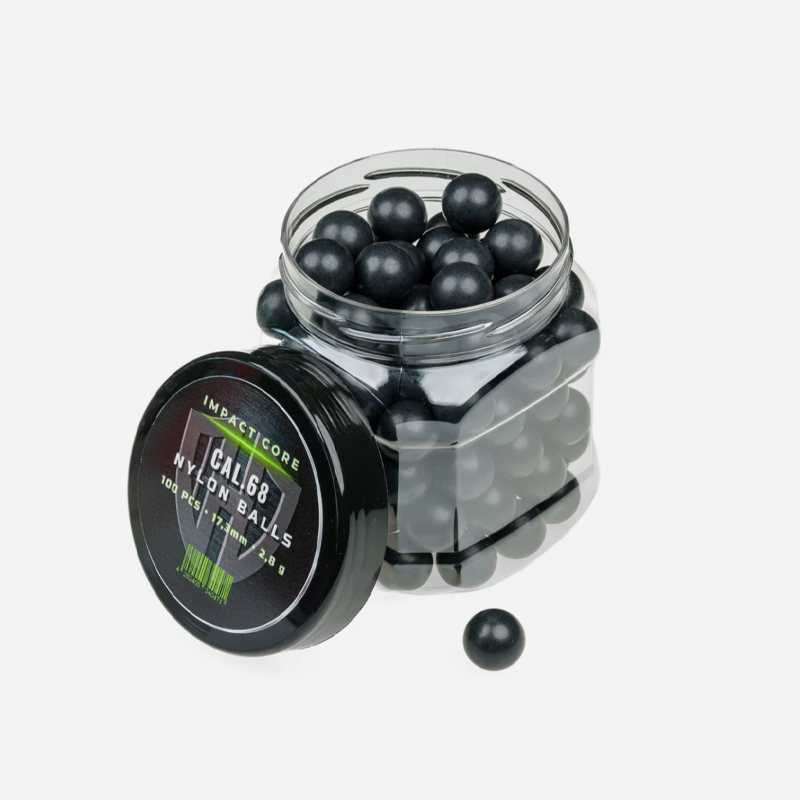 100x NYLON BALLS Cal.68