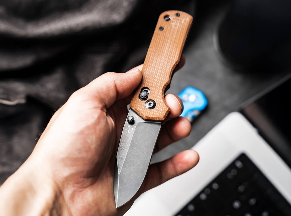 Boker Plus Rockstub Brown Micarta 2.0 4