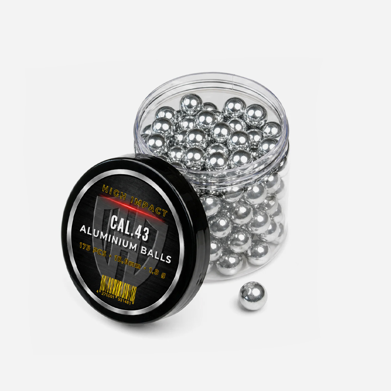 Хромирани стоманени топки | Топки за разбиване на стъкло HomeDefence-24 G28 Ca 4gr | Cal .43