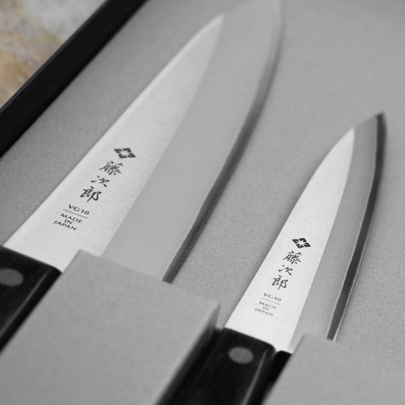 Комплект кухненски ножове Tojiro Basic TBS-210 – VG10 ламинат 4
