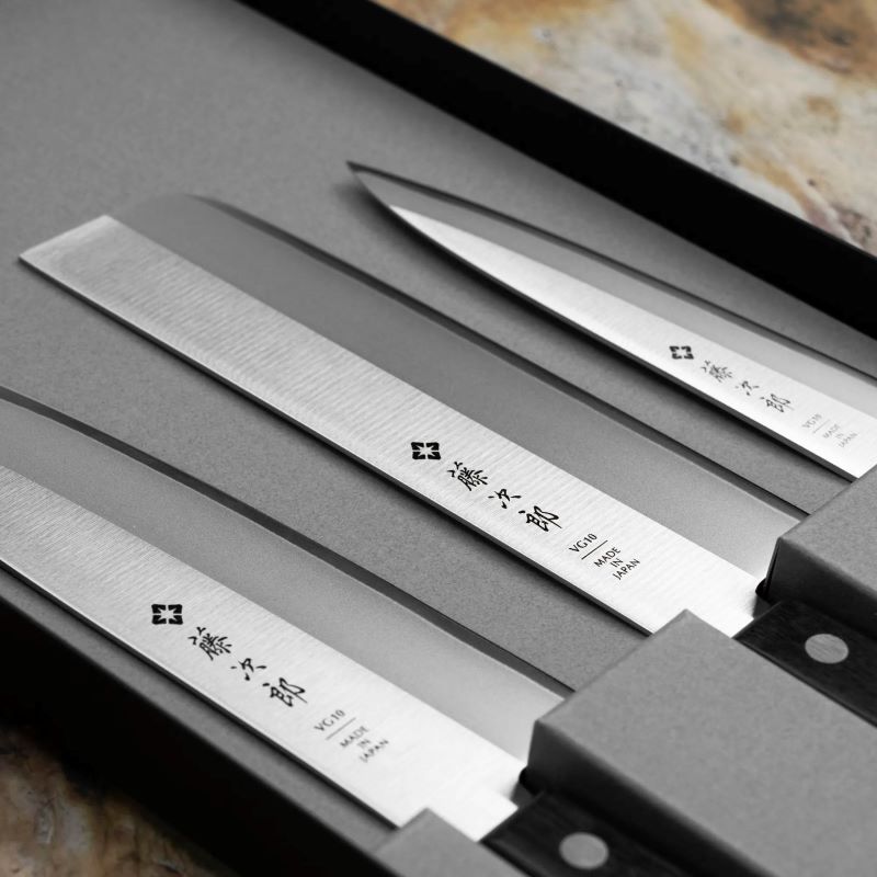 Комплект кухненски ножове Tojiro Basic TBS-300 – VG10 ламинат 3