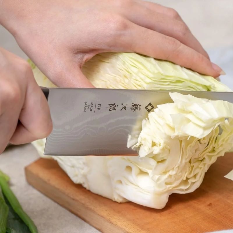 Кухненски нож Tojiro DP Damascus Nakiri Knife 165мм F-330 – VG10 – ламинат 37 пласта 4