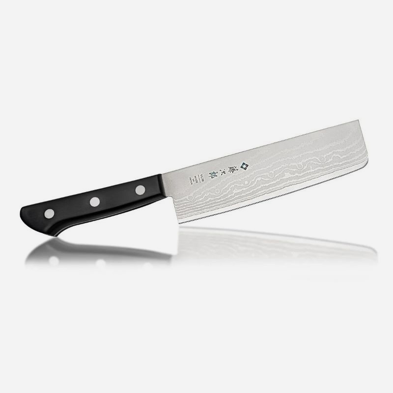 Кухненски нож Tojiro DP Damascus Nakiri Knife 165мм VG10 Pakkawood