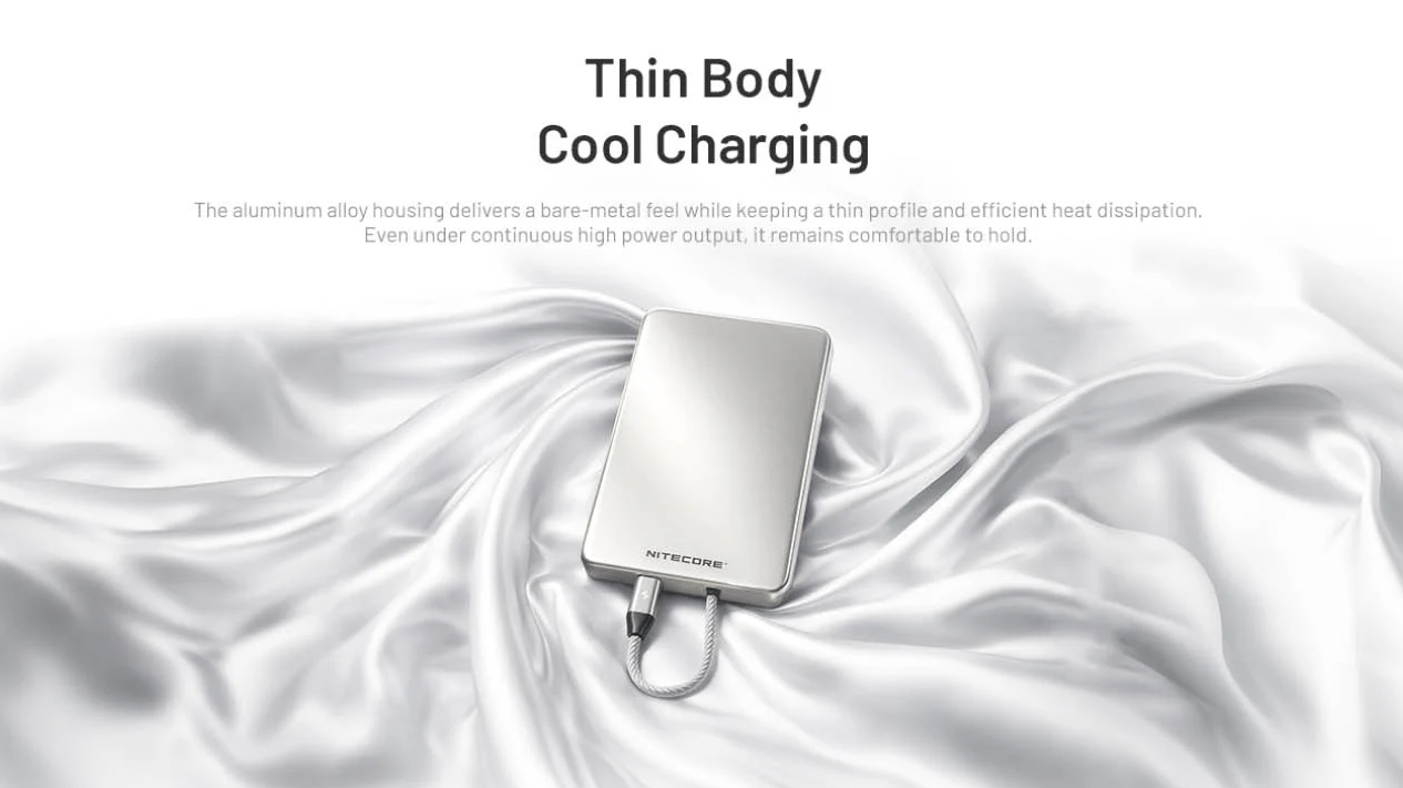 Nitecore POCKET 5 5000mAh Magnetic Power Bank with Built-In Cable 19