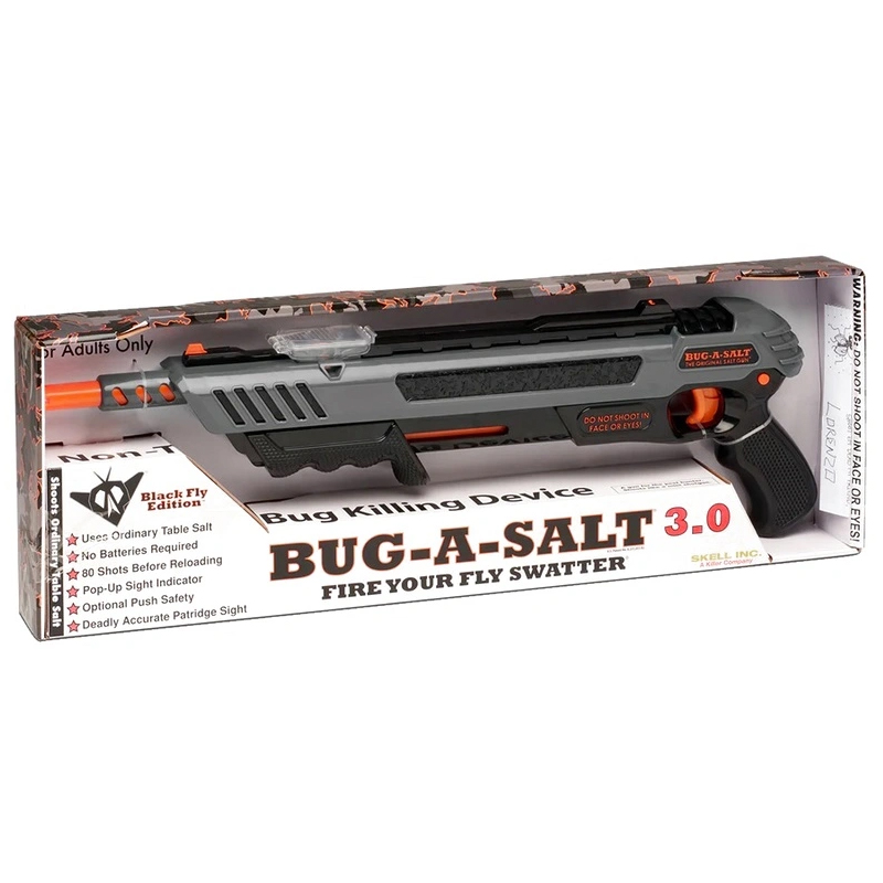 Пушка за насекоми Bug-A-Salt 3.0 Черна ДВОЕН ПАКЕТ 3