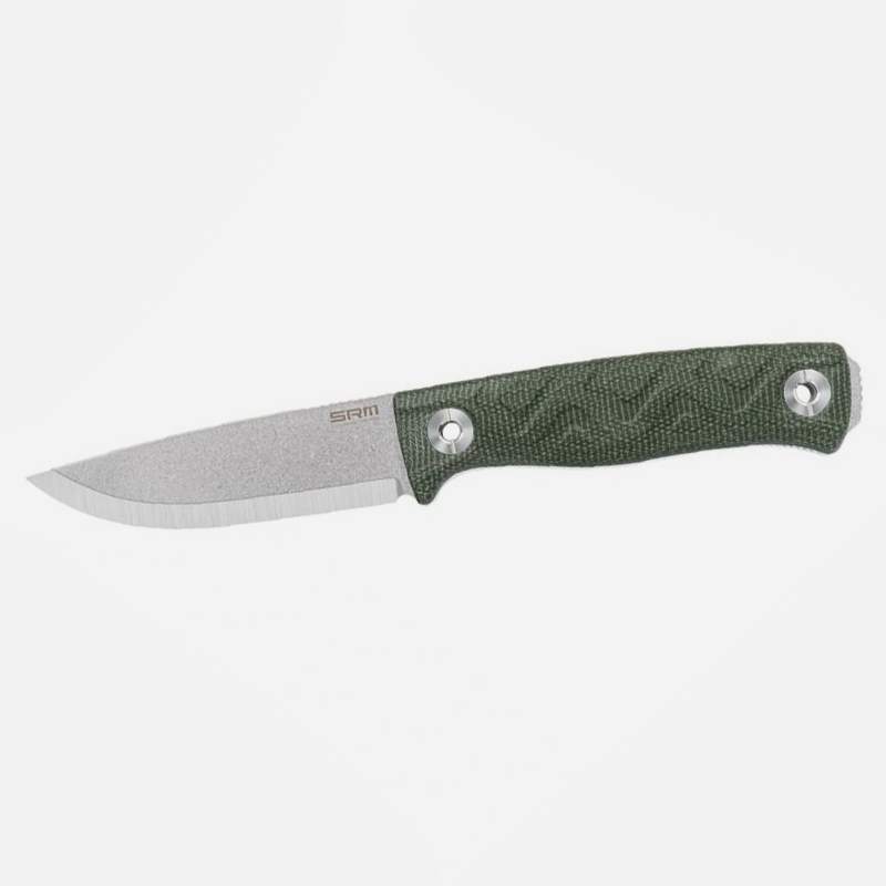 Нож SRM 702T-MP – 14C28N Micarta Green