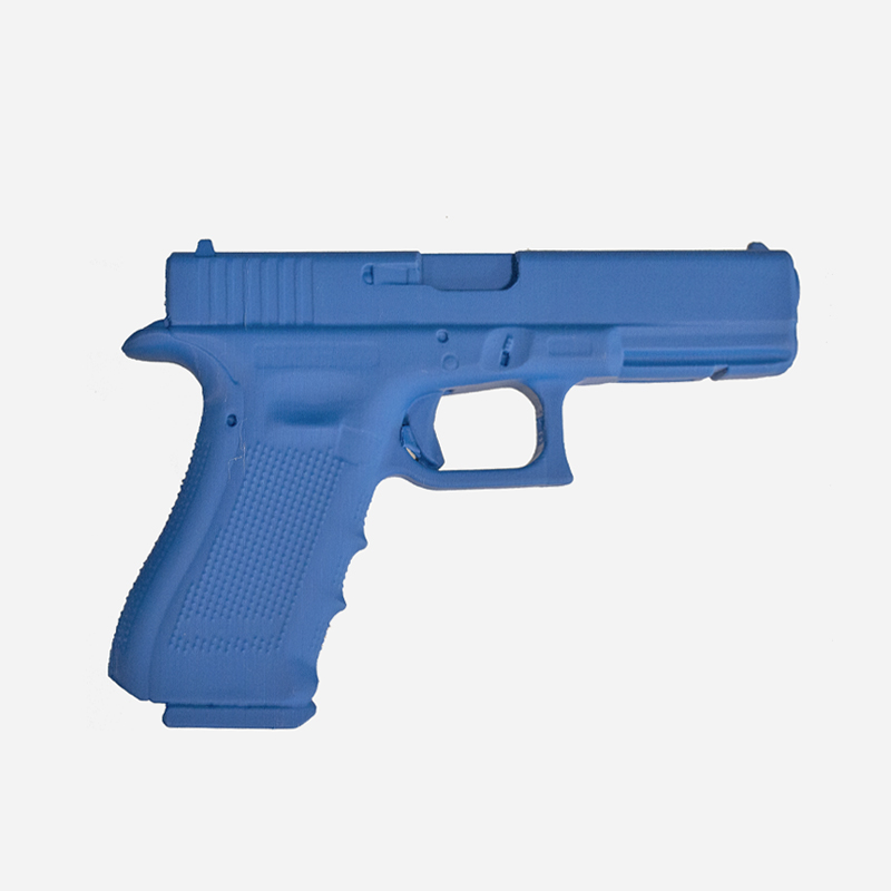 Тренировъчен пистолет ATA Gear Glock 17 син 3D модел Тренировъчен пистолет ATA Gear Glock 17 син 3D модел