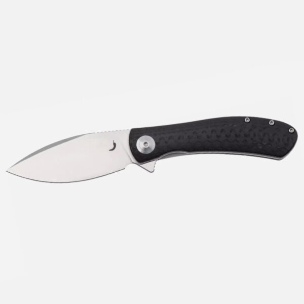 Trollsky Knives Mandu Evo MTE013 Satin MagnaCut, Black CarbonTex G10, pocket knife, Michael Trollsky design