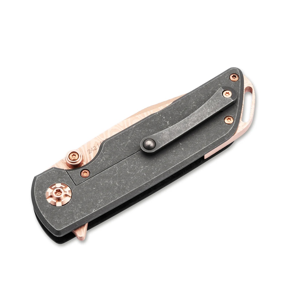 Нож Boker Solingen M4 Sherman Damast Rose Gold Нож Boker Solingen M4 Sherman Damast Rose Gold